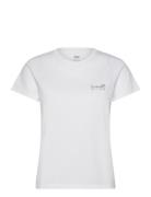 The Perfect Tee Shimmer Bw Out Tops T-shirts & Tops Short-sleeved White LEVI´S Women