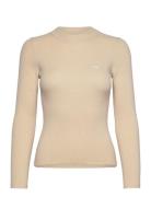 Crew Rib Sweater Pearled Ivory Tops Knitwear Jumpers Beige LEVI´S Women