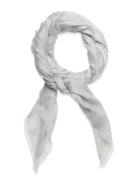 Monogram Jacquard Scarf 130X130 Accessories Scarves Lightweight Scarves Grey Calvin Klein