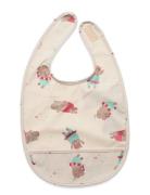 Pu Bib - Aop Baby & Maternity Baby Feeding Bibs Sleeveless Bibs Beige CeLaVi