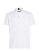 Liquid Cotton Essential Reg Polo Tops Polos Short-sleeved White Tommy Hilfiger