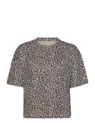 Borg Loose Print T-Shirt Tops T-shirts & Tops Short-sleeved Multi/patterned Björn Borg