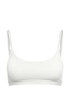 Pcnamee Bra Noos Lingerie Bras & Tops Soft Bras Tank Top Bras White Pieces