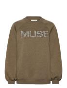 Cmida-Sweatshirt Tops Sweatshirts & Hoodies Sweatshirts Brown Copenhagen Muse