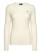 2/15 80-20 W/Cs Rws-Lsl-Plo Tops Knitwear Jumpers Cream Polo Ralph Lauren