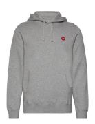 Wwash Hoodie Tops Sweatshirts & Hoodies Hoodies Grey Double A By Wood Wood