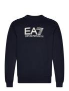 Sweatshirt Tops Sweatshirts & Hoodies Sweatshirts Navy EA7