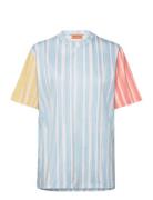 Sgmargila, 2062 Light Jersey Tops T-shirts & Tops Short-sleeved Blue STINE GOYA