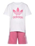 Short Tee Set Sets Sets With Short-sleeved T-shirt Pink Adidas Originals