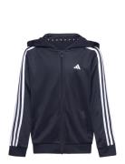 U Tr-Es 3S Fzhd Tops Sweatshirts & Hoodies Hoodies Navy Adidas Sportswear