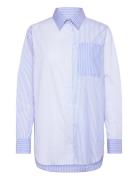 Loutil Do Not Disturb Tops Shirts Long-sleeved Blue Maison Labiche Paris