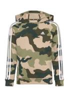 J Bl Camo Ft Hd Tops Sweatshirts & Hoodies Hoodies Khaki Green Adidas Sportswear