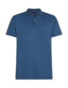 Liquid Cotton Essential Reg Polo Tops Polos Short-sleeved Blue Tommy Hilfiger