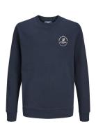 Jjeswift Sweat Crew Neck Noos Jnr Tops Sweatshirts & Hoodies Sweatshirts Navy Jack & J S