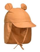 Summercap Long Neck 3D Badehat Brown Mikk-line