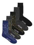 Jacmelted Smile Socks 5 Pack Jnr Sokker Strømper Multi/patterned Jack & J S