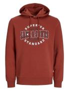 Jjelogo Sweat Hood 2 Col 24/25 Noos Tops Sweatshirts & Hoodies Hoodies Red Jack & J S