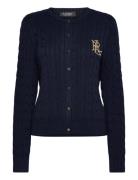 Cable-Knit Cotton Cardigan Tops Knitwear Cardigans Navy Lauren Ralph Lauren