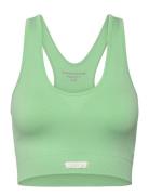 Performance Low Seamless Bra Sport Bras & Tops Sports Bras - All Green Björn Borg