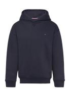 U Timeless Fleece Hoodie Tops Sweatshirts & Hoodies Hoodies Navy Tommy Hilfiger