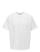 Onsmillenium Ovz Ss Tee Noos Tops T-Kortærmet Skjorte White ONLY & SONS