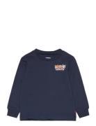 Levi's® Hiking Icons Long Sleeve Tee Tops T-shirts Long-sleeved T-Skjorte Navy Levi's