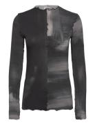 Rodebjer Columbina Wash Tops T-shirts & Tops Long-sleeved Black RODEBJER