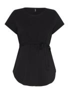 Vmmbella Ss Top Wvn Ga Noos Tops T-shirts & Tops Short-sleeved Black Vero Moda Maternity