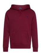 Fleece Hoodie Tops Sweatshirts & Hoodies Hoodies Burgundy Ralph Lauren Kids