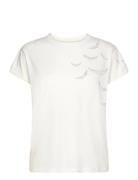 Anya Pcl Rain Strass Wings Tops T-shirts & Tops Short-sleeved White Zadig & Voltaire