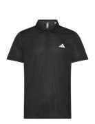 Adidas Train Essentials Training Polo Shirt Tops Polos Short-sleeved Black Adidas Performance