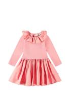 Crystala Dresses & Skirts Dresses Baby Dresses Long-sleeved Baby Dresses Pink Molo