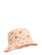 Damon Printed Bucket Hat Accessories Headwear Hats Bucket Hats Pink Liewood