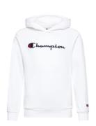 Hooded Sweatshirt Tops Sweatshirts & Hoodies Hoodies White Champion