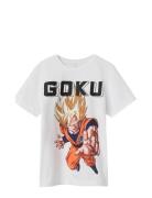 Nkmjavis Dragonball Ss Top Noos Vde Tops T-Kortærmet Skjorte White Name It