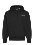 Relaxed Fit Logo Fleece Hoodie Tops Sweatshirts & Hoodies Hoodies Black Polo Ralph Lauren