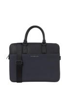 Th Business Leather Computer Bag Computertaske Taske Black Tommy Hilfiger