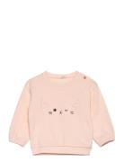 Sweater L/S Tops Sweatshirts & Hoodies Sweatshirts Pink United Colors Of Benetton