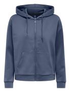 Onplounge Life Hood Fz Ls Swt Noos Tops Sweatshirts & Hoodies Hoodies Navy Only Play