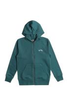 Arch Zh Tops Sweatshirts & Hoodies Hoodies Green Billabong