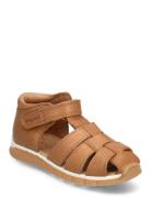 Bisgaard Billie Shoes Summer Shoes Sandals Brown Bisgaard