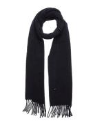 Cashmere Blend Scarf Accessories Scarves Winter Scarves Navy Filippa K