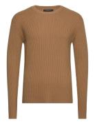 Simbbbenny Crew Neck Knit Tops Knitwear Round Necks Beige Bruuns Bazaar