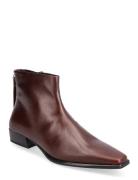 Nella Shoes Boots Ankle Boots Ankle Boots With Heel Brown VAGABOND