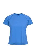 Elevated Performance Tee Sport T-shirts & Tops Short-sleeved Blue Johaug