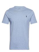 Custom Slim Fit Jersey Crewneck T-Shirt Designers T-Kortærmet Skjorte Blue Polo Ralph Lauren