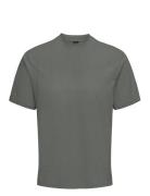 Onsotis Reg Mock Neck Tee Vd Tops T-Kortærmet Skjorte Grey ONLY & SONS