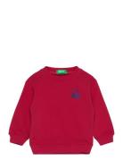 Sweater L/S Tops Sweatshirts & Hoodies Sweatshirts Red United Colors Of Benetton