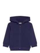 Jacket W/Hood L/S Tops Sweatshirts & Hoodies Hoodies Navy United Colors Of Benetton