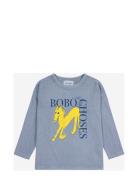 Wonder Horse T-Shirt Tops T-shirts Long-sleeved T-Skjorte Grey Bobo Choses